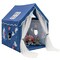 Gymax Kids Playhouse Large Children Indoor Play Tent Gift w/ Cotton Mat Longer Curtain